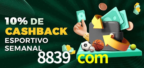 10% de bônus de cashback na 8839 com