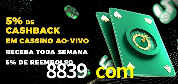 Promoções do cassino ao Vivo 8839 com